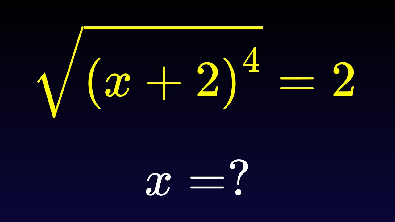 A Nice Square Root Algebra Problem