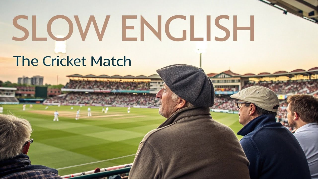 I went to a Cricket Match | Learn English through Story | Slow English