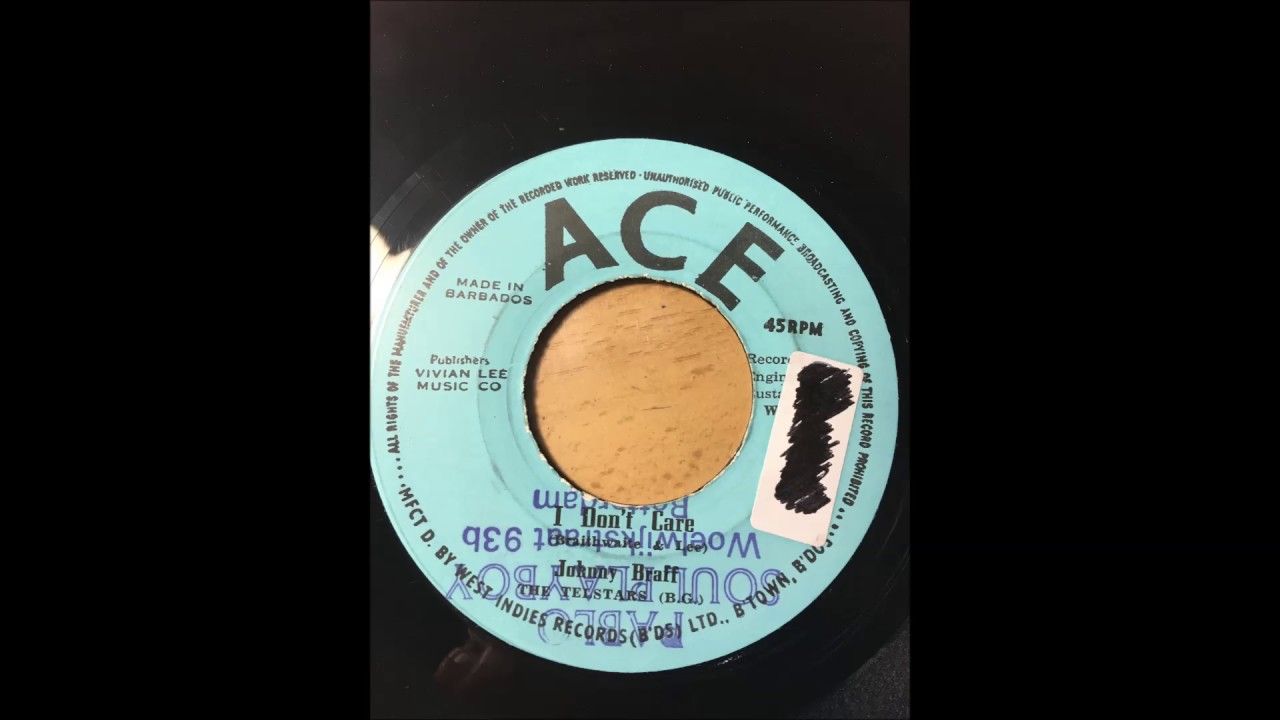 Johnny Braff & The Telstars - I Don't Care bw Read It Over
