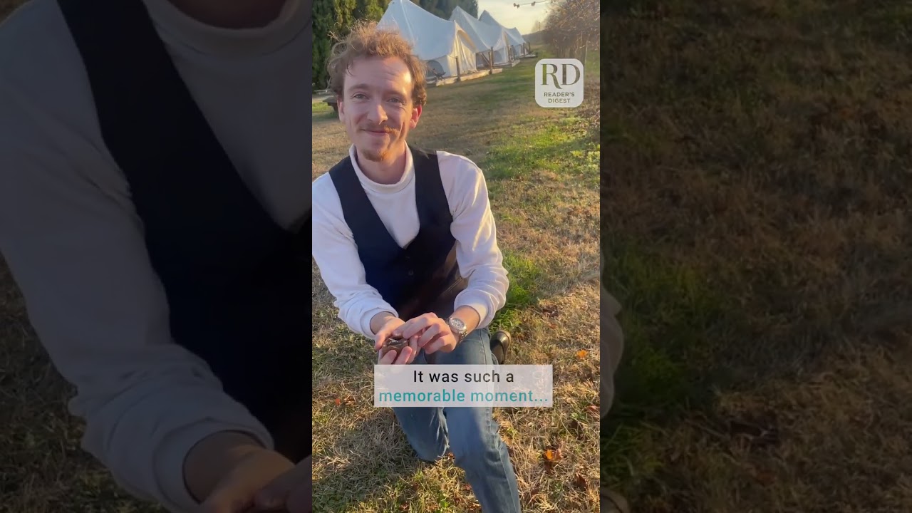 Person Accidentally Captures Their Own Wedding Proposal