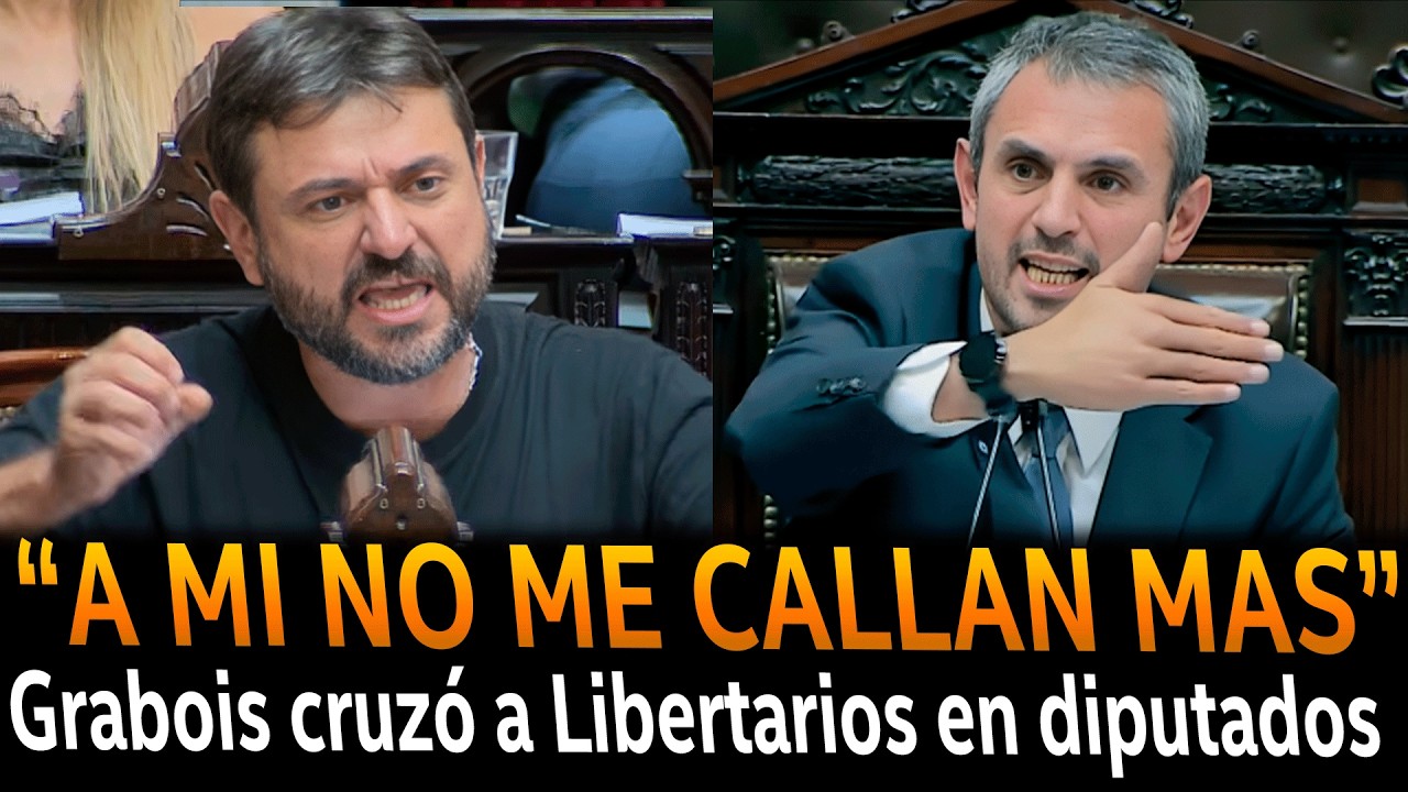 GRABOIS les dijo de todo en la cara a los LIBERTARIOS en pleno congreso