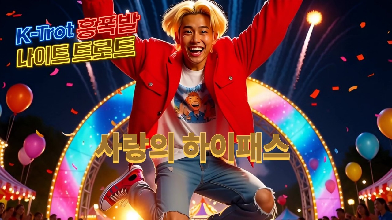 [Dance Trot] 사랑의 하이패스 🎧 멈춤 없이 달려가는 역대급 트로트 댄스 🏃‍♂️💨 텐션 폭발! 고속도로 나이트 댄스 🎬 AI Generated