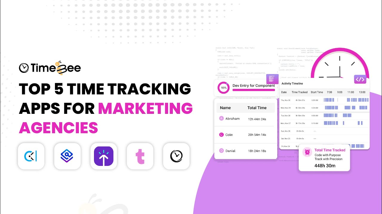 Top 5 Time Tracking Apps for Marketing Agencies