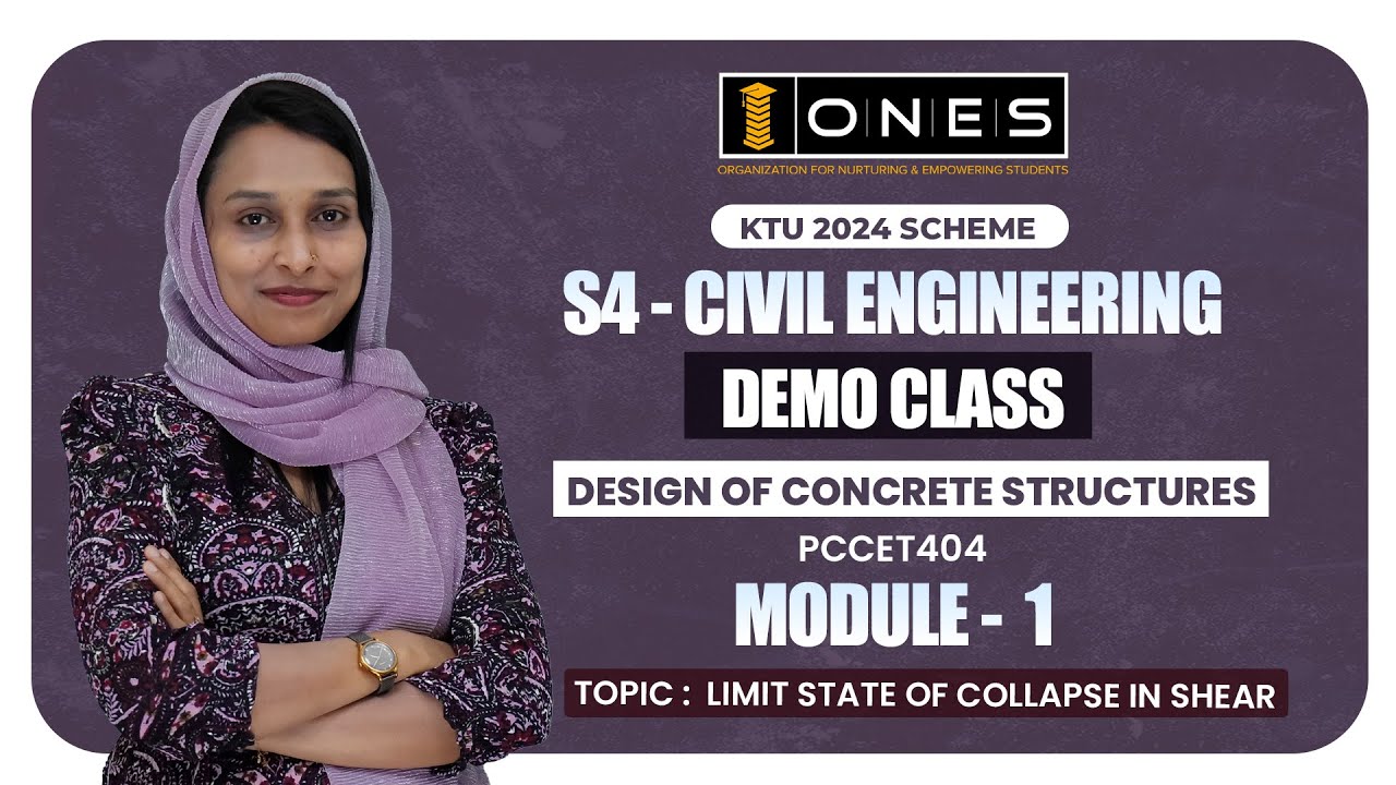 S4 KTU 2024 SCHEME | MODULE 1 | DESIGN OF CONCRETE STRUCTURES | LIMIT STATE OF COLLAPSE IN SHEAR