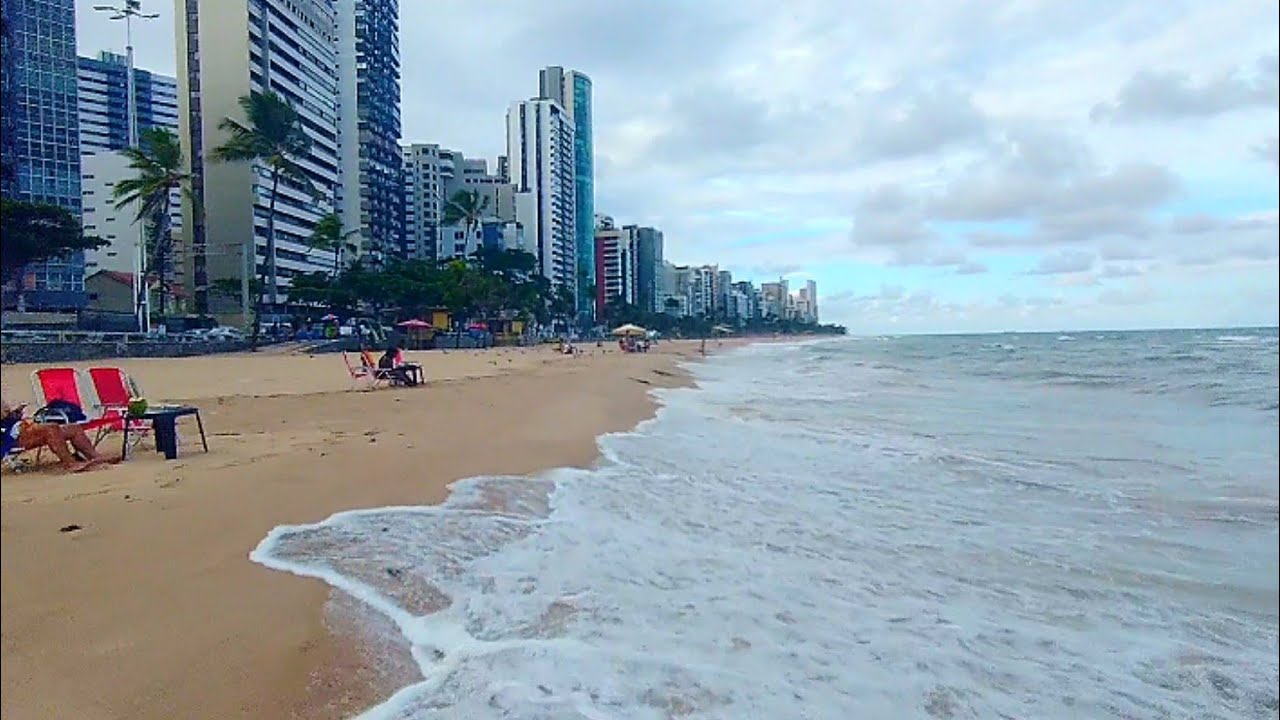 AVANÇO DO MAR NO RECIFE PRAIA DE BOA VIAGEM PE BRASIL 03 MARÇO 2026