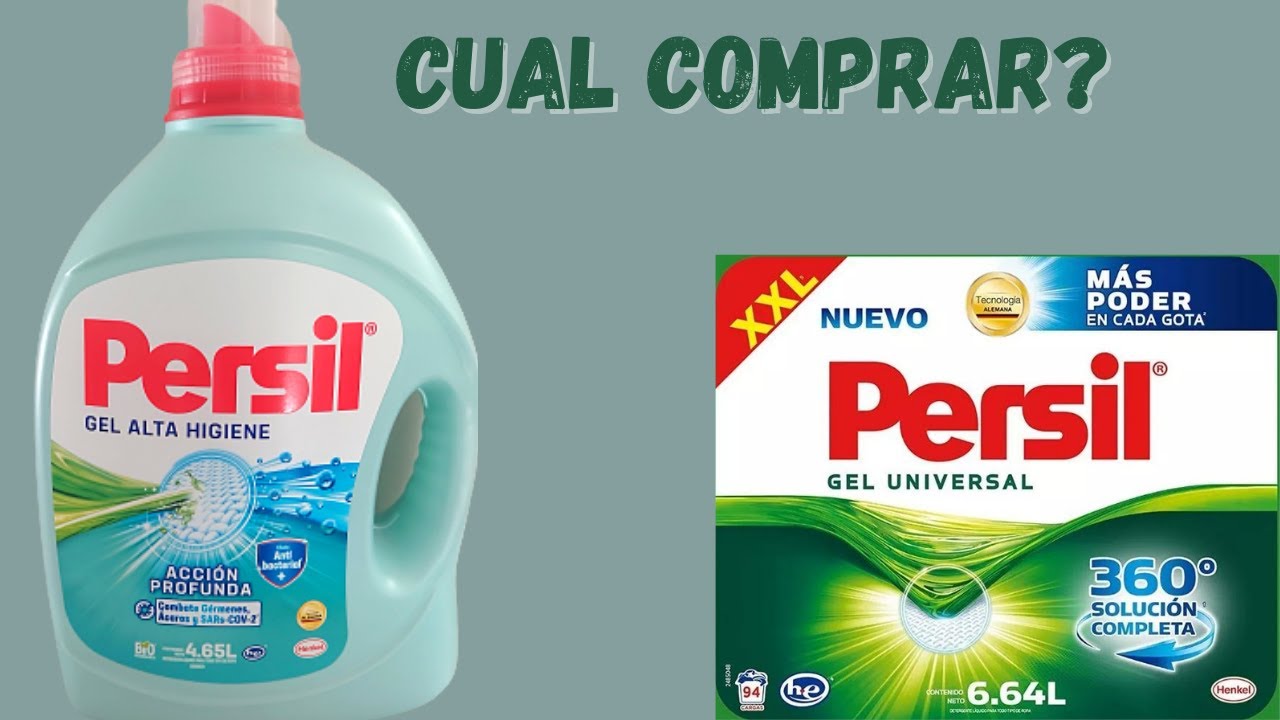 Persil Alta Higiene o Gel Universal?
