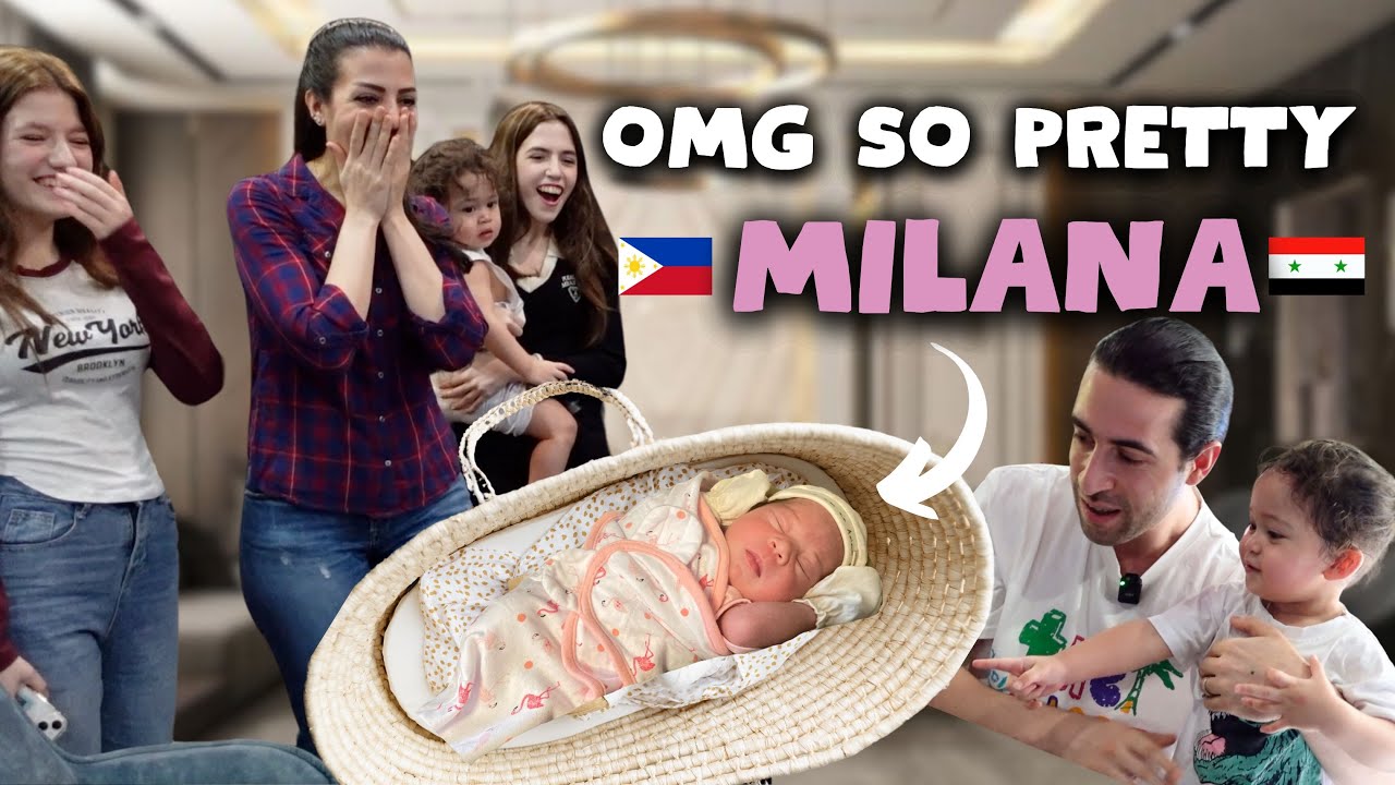 Моя СЕМЬЯ впервые знакомится с Миланой!! (На кого ты похожа?) 🇵🇭