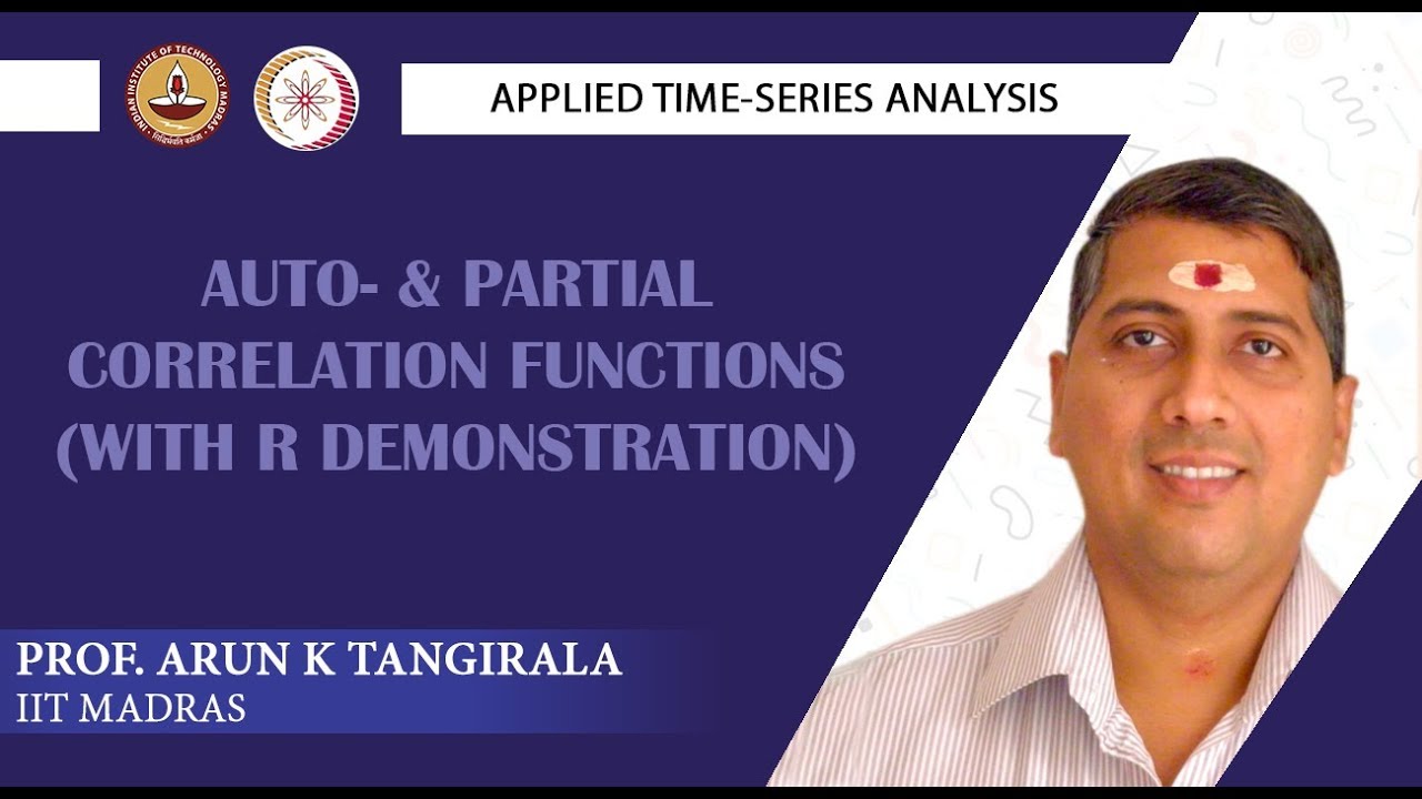Lecture 16A: Autocorrelation and Partial autocorrelation Functions with R Demonstration