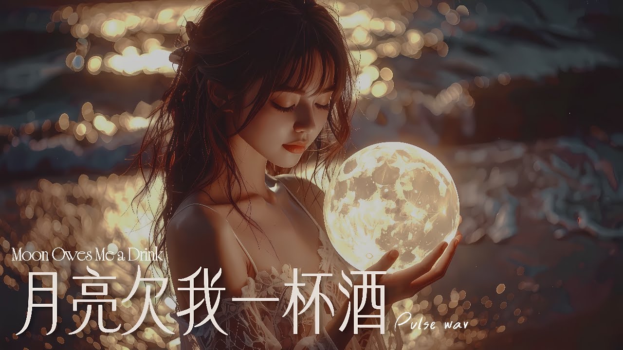 《Moon Owes Me a Drink月亮欠我一杯酒》Pulse wav▹『月亮欠我一杯酒，照亮我卻無法牽手，思念漫過胸口』｜【動態歌詞】