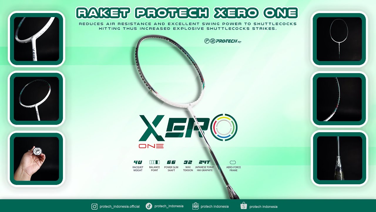 Review raket stylish dari Protech indonesia | Xero one