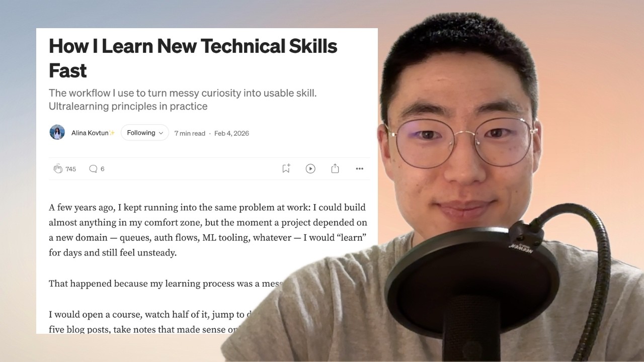How I Learn New Technical Skills Fast