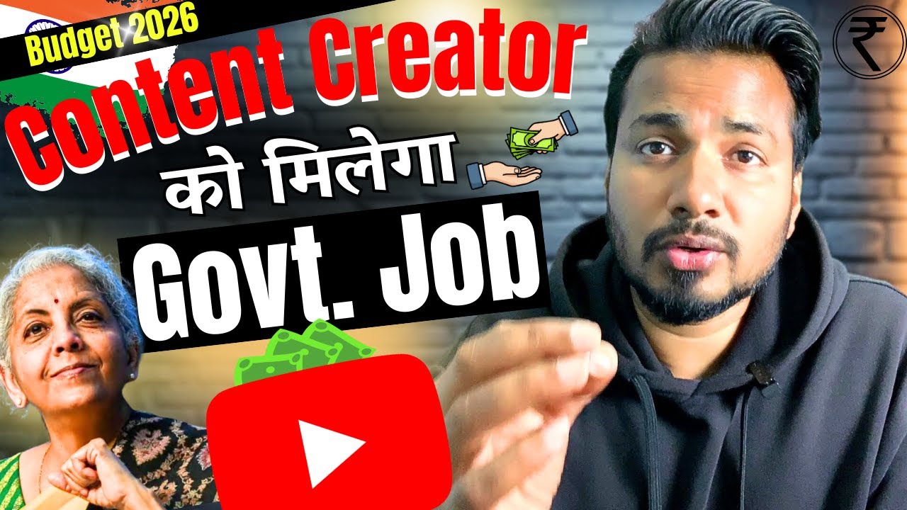 Union Budget 2026 Explained for YouTuber | Content Creator Economy ALERT 🚨