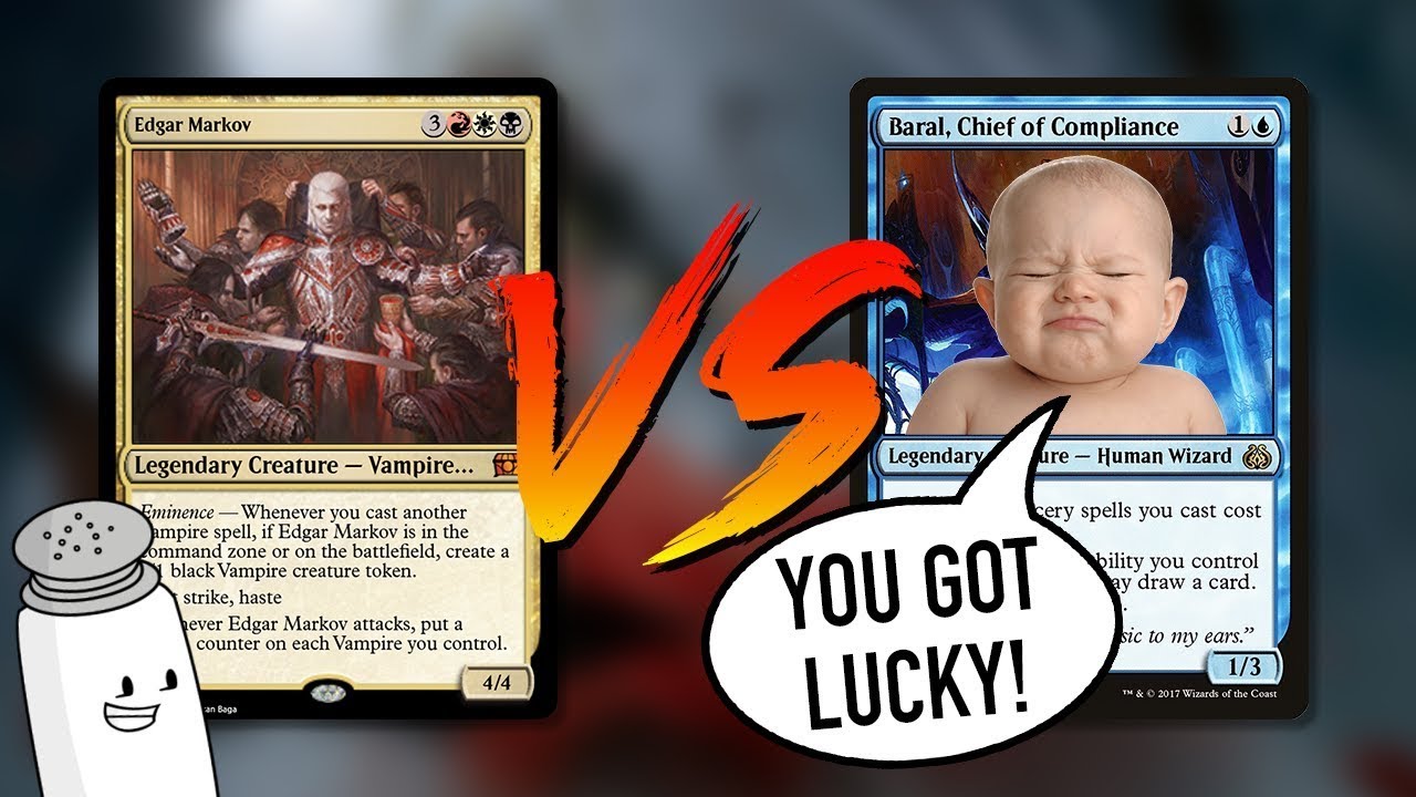 What a Baby! | Edgar Markov vs Baral | 1v1 Commander EDH Gameplay | tribalkai