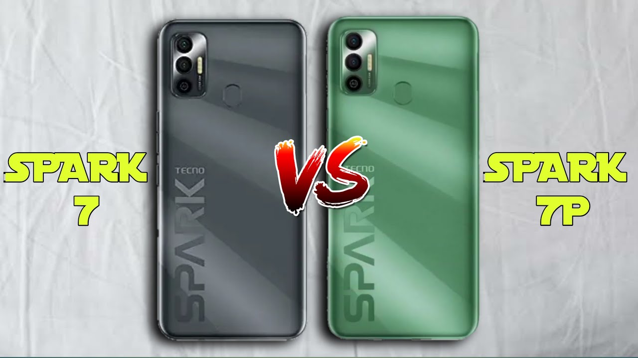 Tecno Spark 7 vs Spark 7P - Comparison & Price