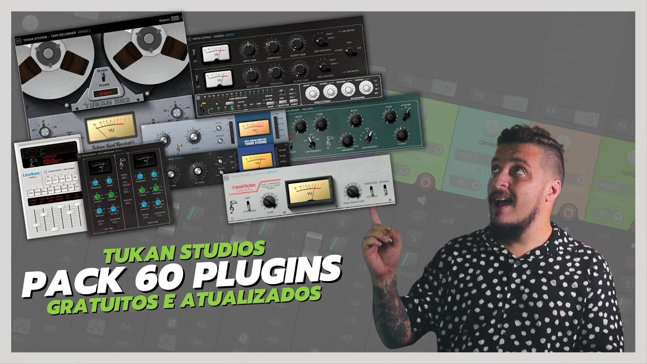 60 Plugins Gratuitos nessa Atualização da Tukan Studios