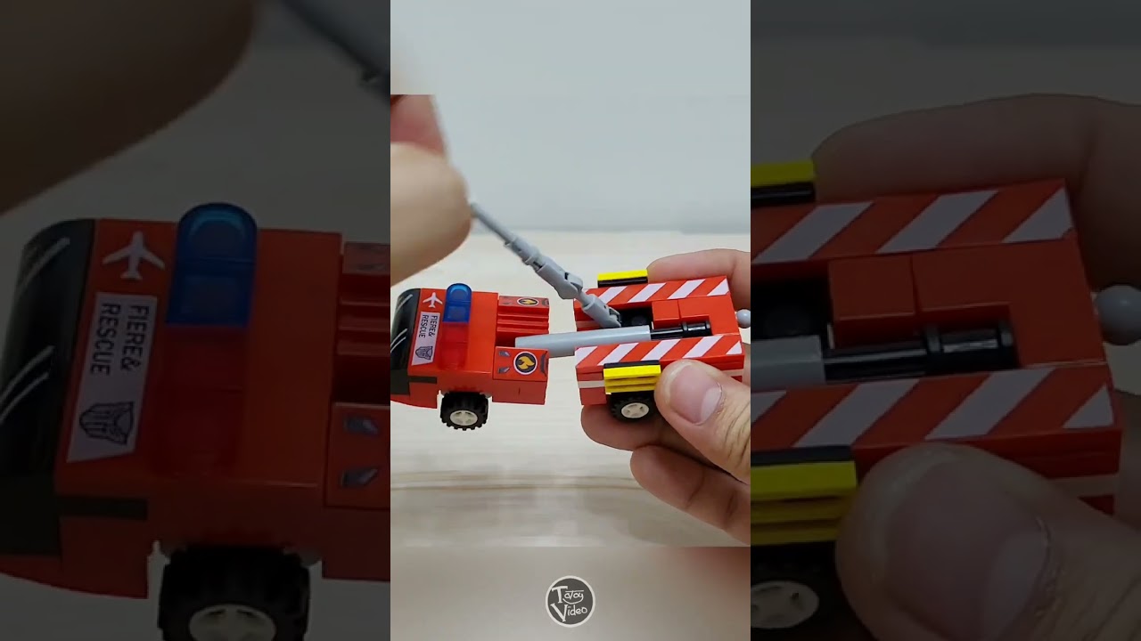 FIRE RESCUE - SEMBO 6 in 1 Combiner Robot - LEGO TF Combiner