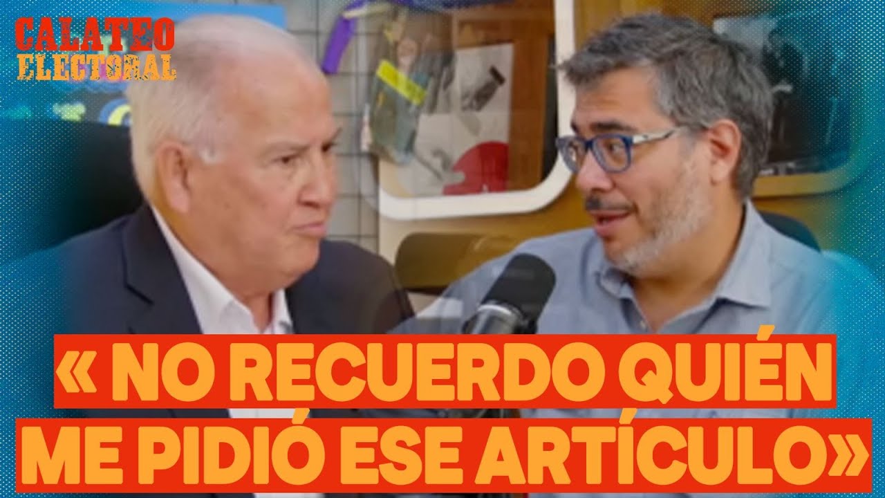 López-Chau: «No usé a la UNI como plataforma» — Calateo Electoral