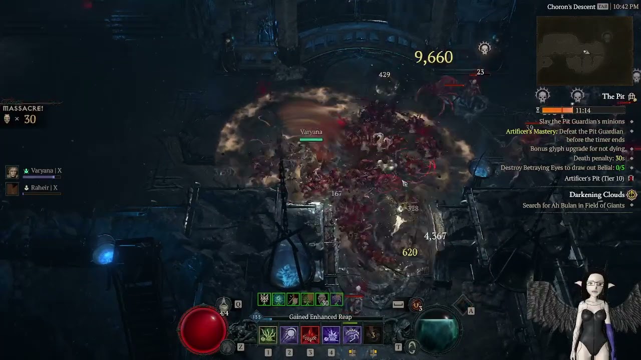 Punishing lesser demons in Diablo 4