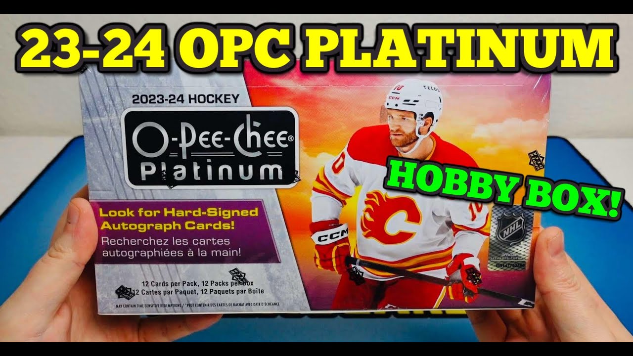 Náš oblíbený produkt! 🔥 2023-24 Upper Deck O-PEE-CHEE PLATINUM Hobby Box Break! Hokejové kartičky!