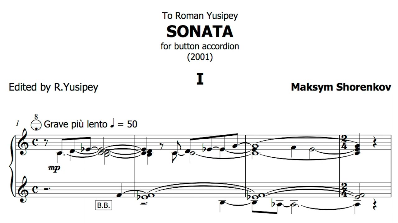Sonata for button accordion