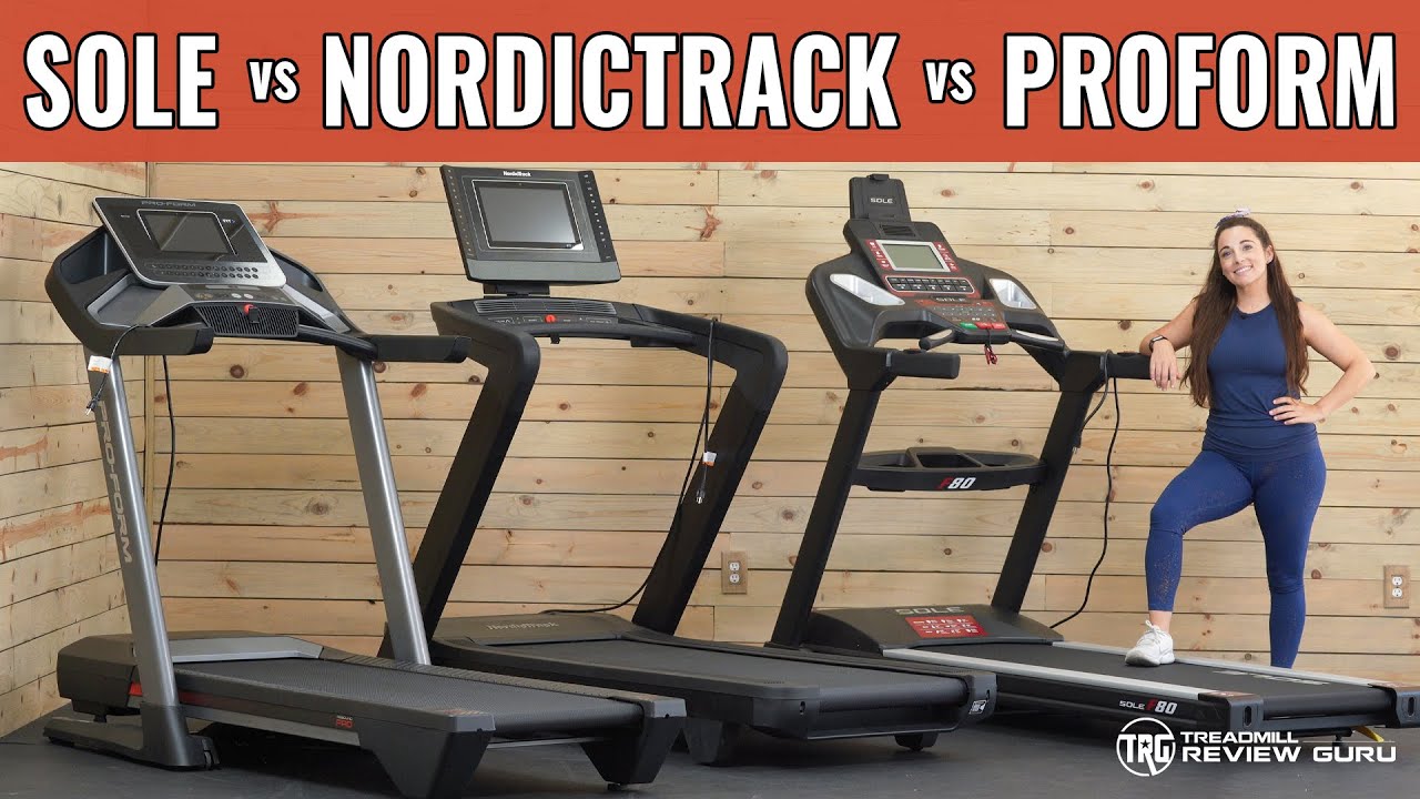Сравнение беговых дорожек Sole F80, NordicTrack 1750 и ProForm Pro 2000