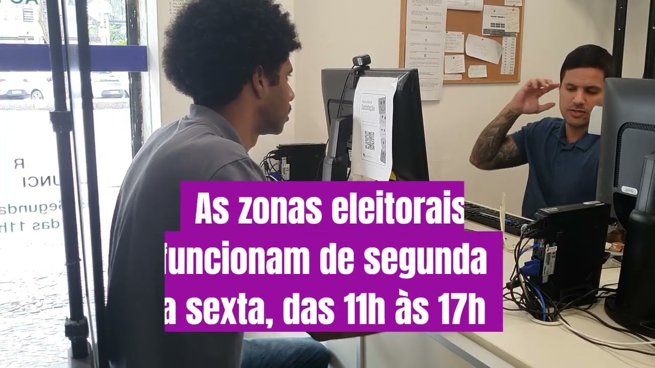 Atendimento nas Zonas Eleitorais (V&Iacute;DEO COM AUDIODESCRI&Ccedil;&Atilde;O)