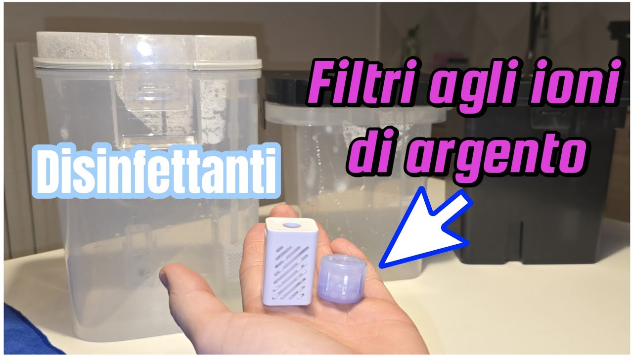 Tutorial montaggio ioni d'argento su Robot aspirapolvere