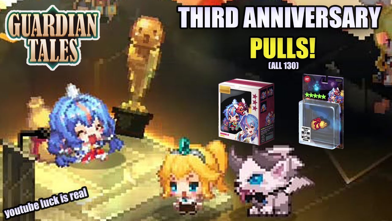 150 PULLS FOR EUNHA! 3rd Anniversary Free Summons - Guardian Tales