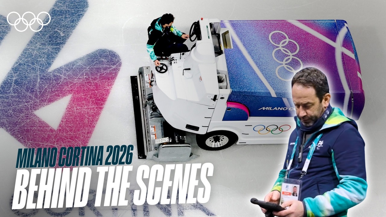 A Day in the Life of the Olympic ice 🥇🧊 | Behind the Scenes of #MilanoCortina2026