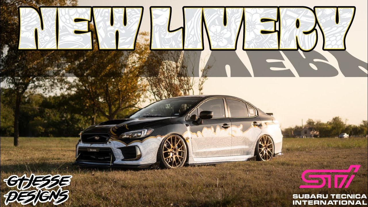 I Designed A New Livery for my Subaru WRX STI