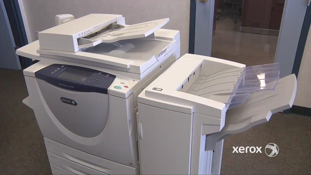 طريقة تعريف اسكانر زيروكس Xerox 5745