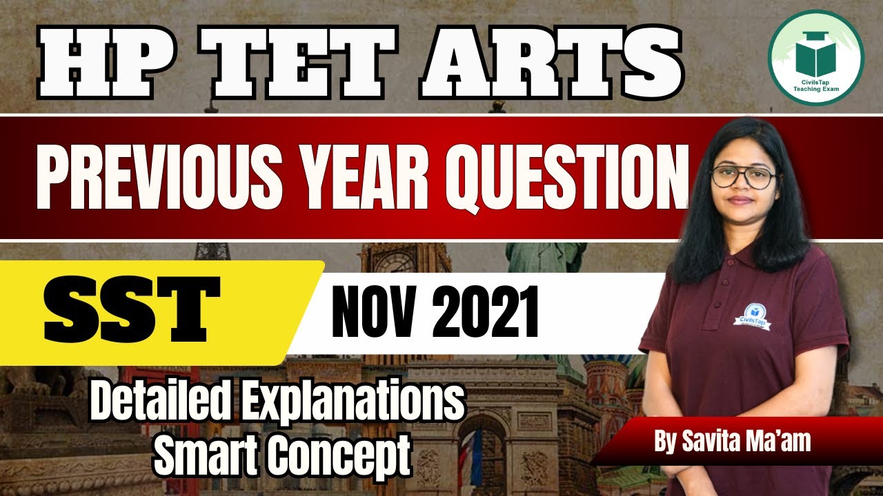HP TET Arts SST | November 2021 PYQs Discussion | Most Important Questions | Civilstap