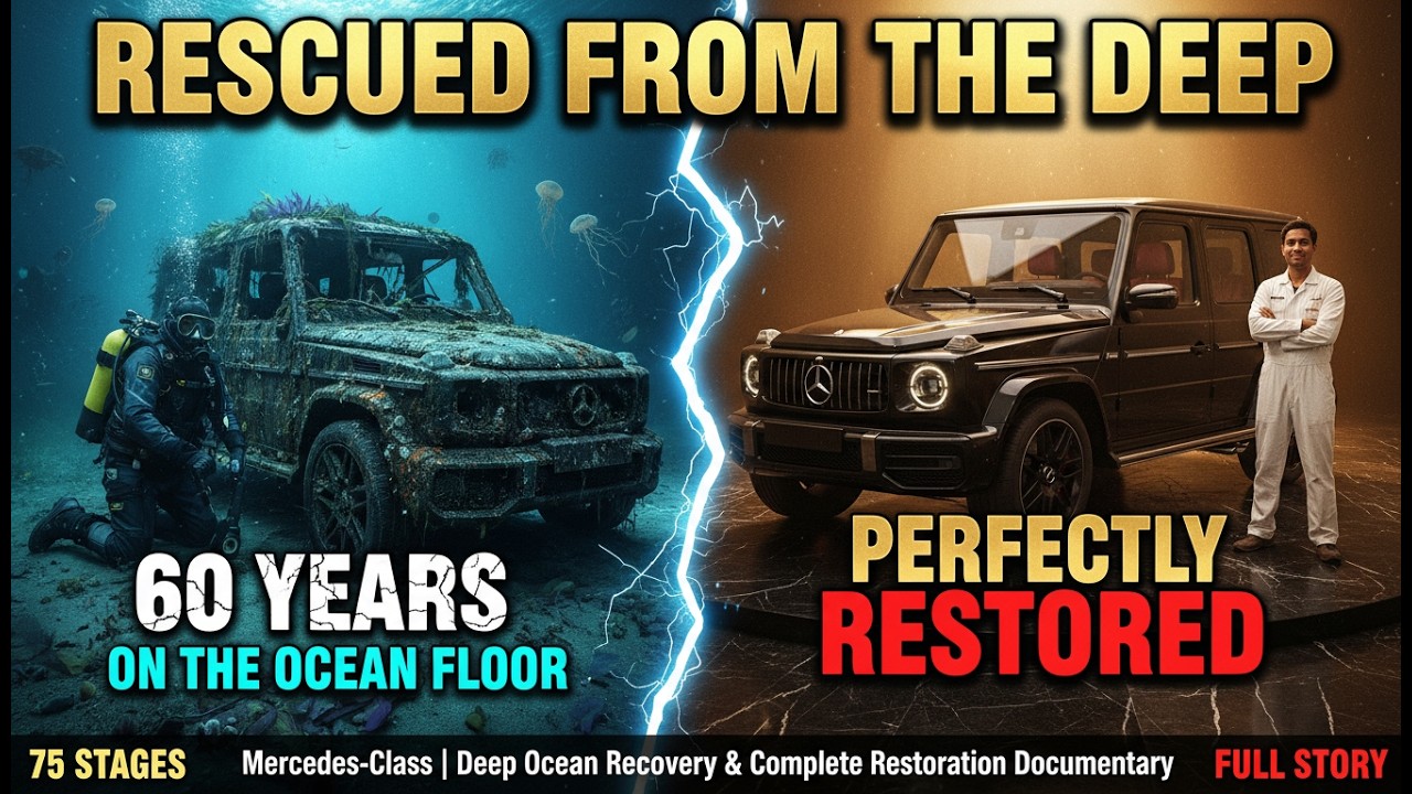 I Found a Mercedes-Benz G-Class on the Ocean Floor After 60 Years and Fully Restored It