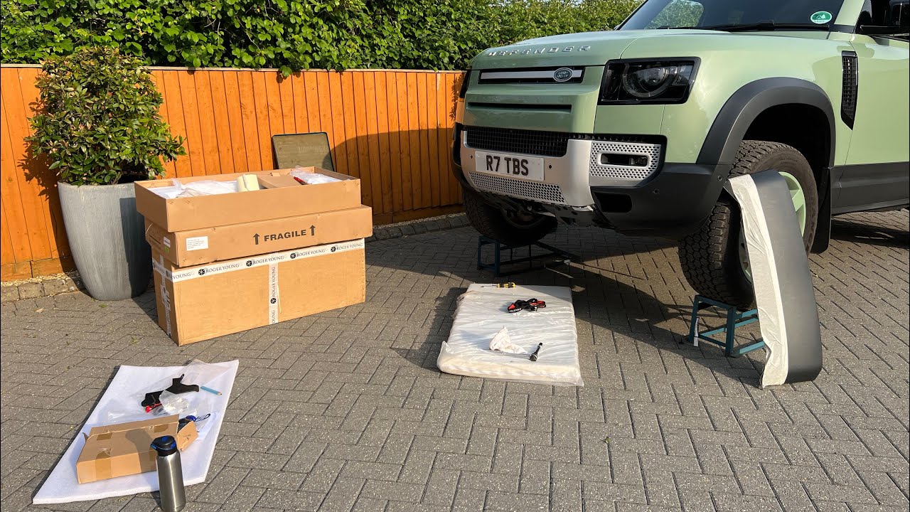 New Defender front bash plate / sump guard / skid plate - easy fit non OEM aftermarket review (L663)