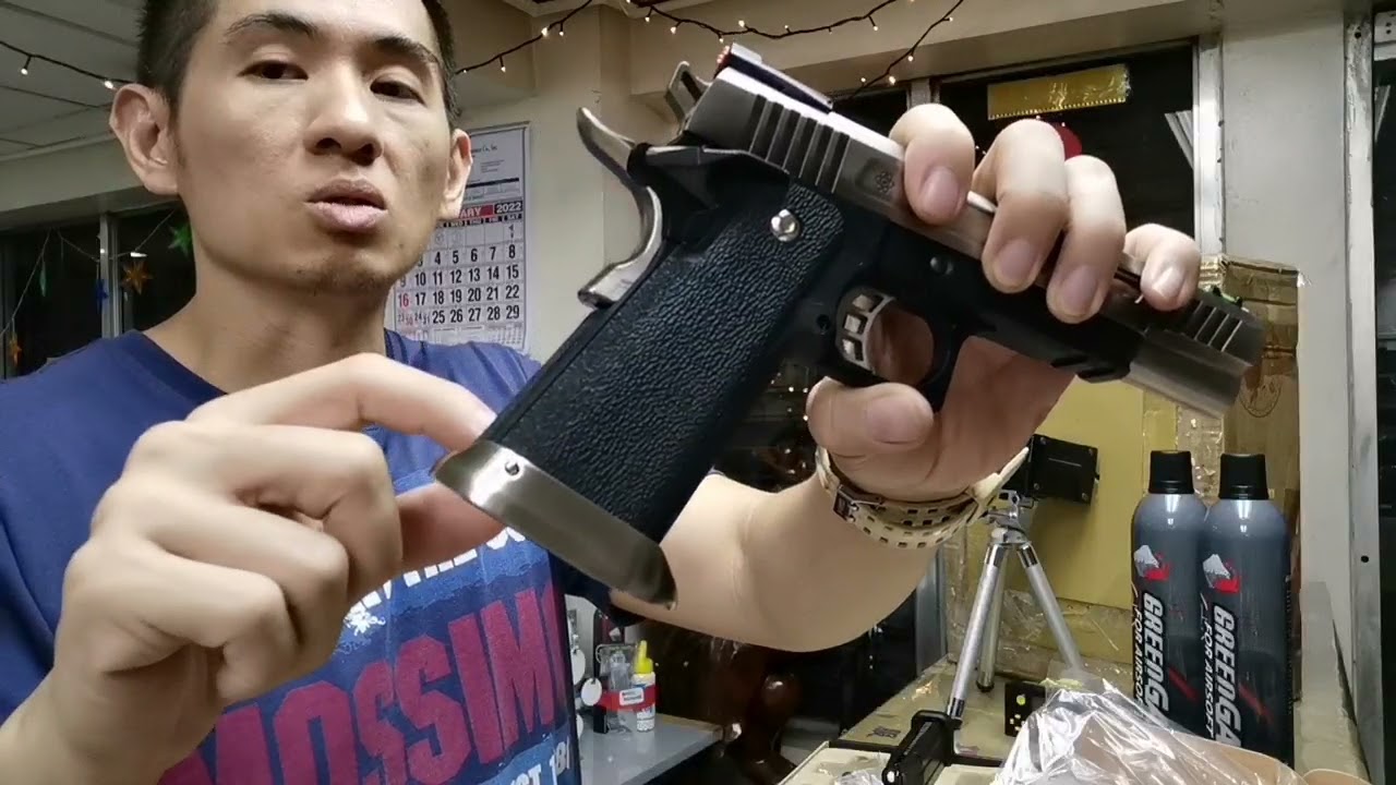 WE Hicapa 5.1 T-Rex Airsoft Gas Blowback Pistol for Sir Paolo of Sultan Kudarat