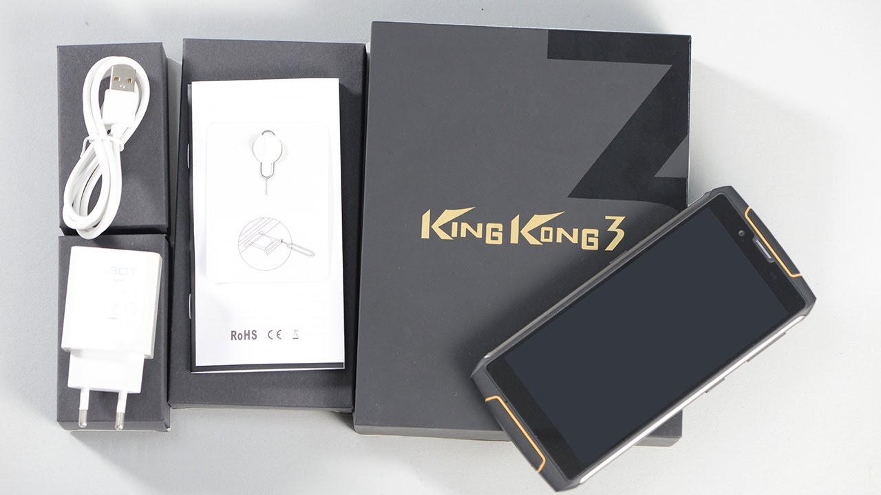 CUBOT KING KONG 3 Unboxing video