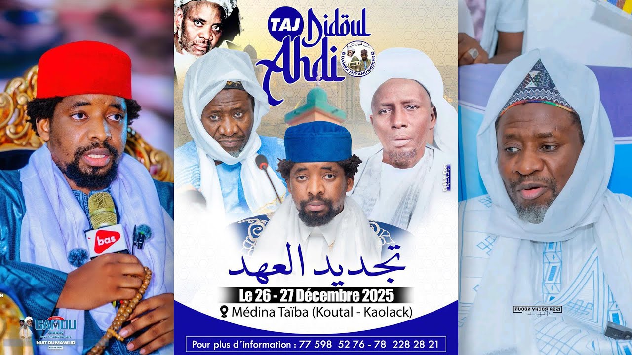 DIRECTE : MEDINA TAIBA TAJ-DIDOUL AHDI DAHIRA FITYANOU CHEYKHI EDITION 2025