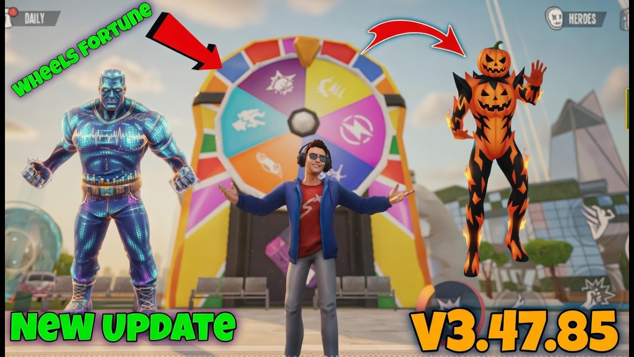 Spider Fighter 3 New Update Finally Here | Wheel Of Fortune & New 3 New Skins 😱