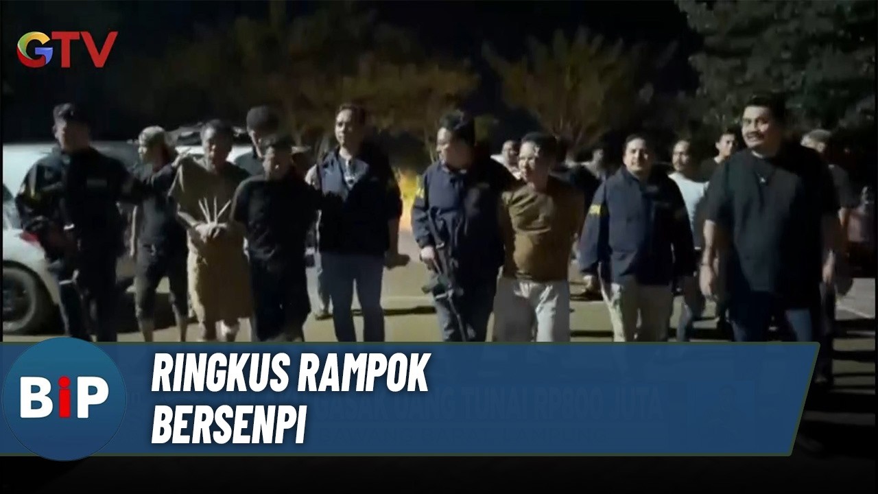 Uang Rp800 Juta di Lampung Dicuri, 3 Perampok Bersenpi Ditangkap Setelah Buron |FULL BIP (23/2