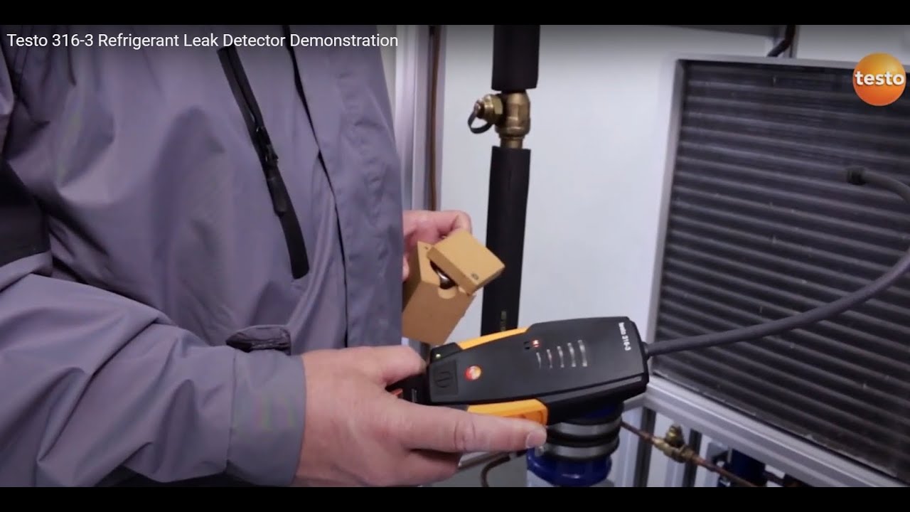 Testo 316-3 Refrigerant Leak Detector Demonstration