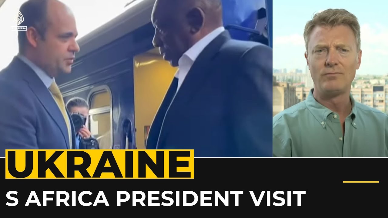 African peace mission: South African president in Kyiv