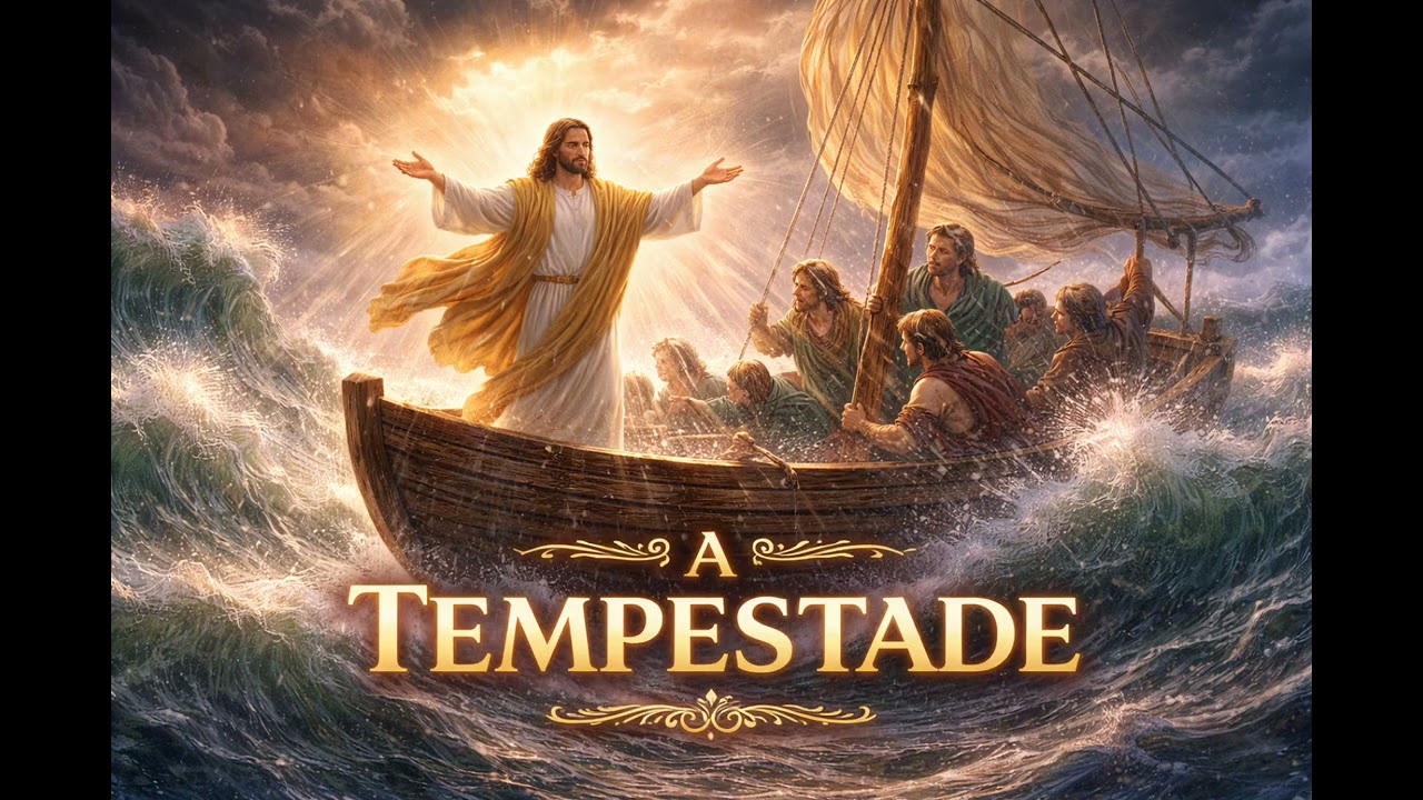 A TEMPESTADE - JESUS VERSO - Se Jesus está no barco não há o que temer | Deus | Jesus | Amor de Deus