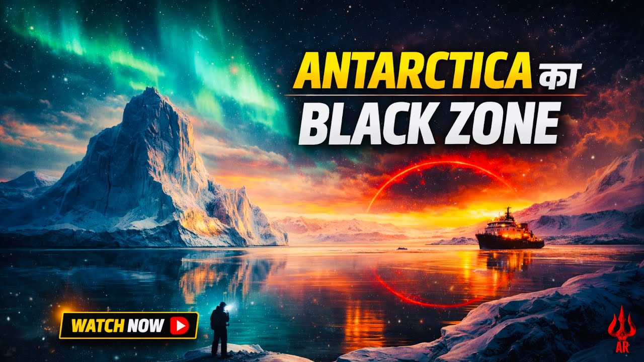 ANTARCTICA का BLACK ZONE - Satellite Proof & Science (2025)