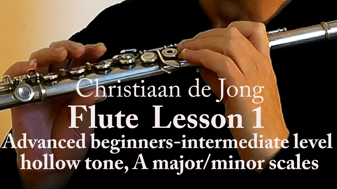 Flute for advanced beginners - intermediate level, lesson 1