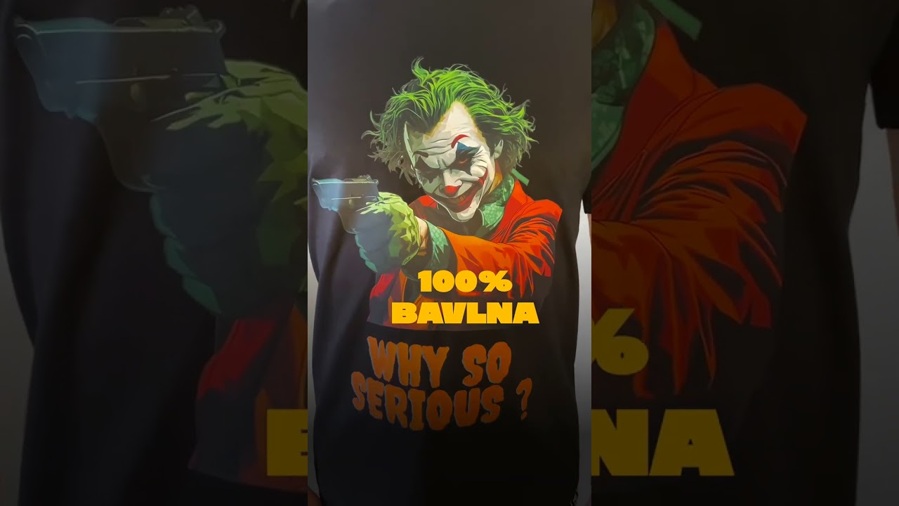 Pánské bavlněné tričko Joker | Origo-motivy.cz