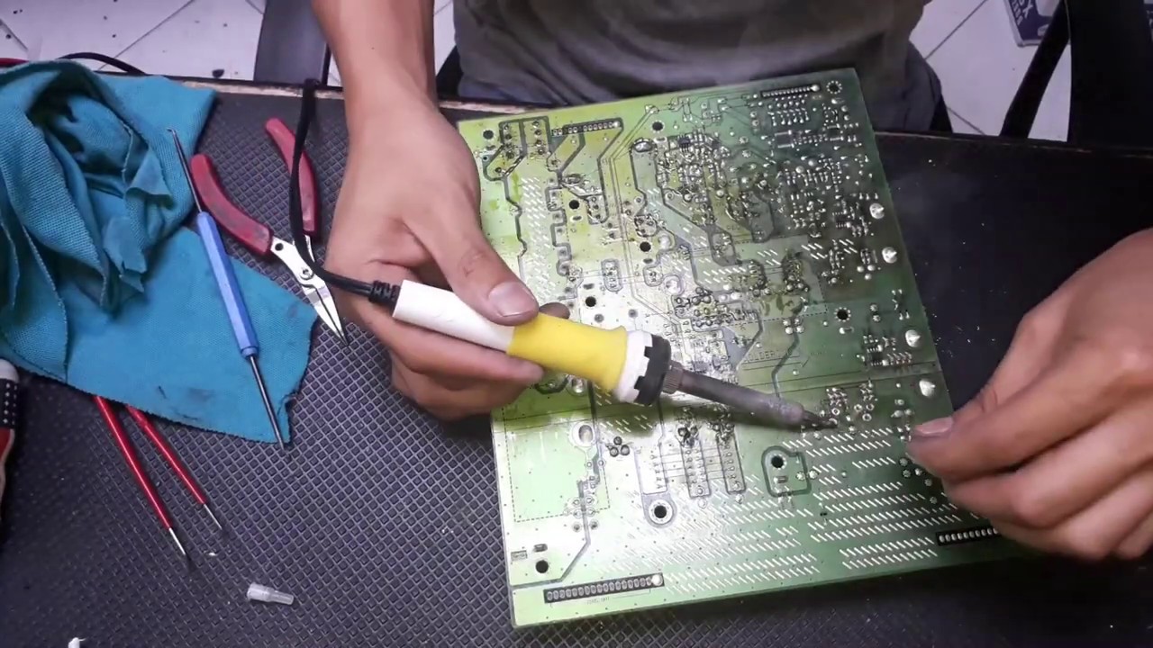 Reparación tarjeta ZSUS TV PLASMA LG 50PJ260 mediciones, cambio de mosfet 2da parte