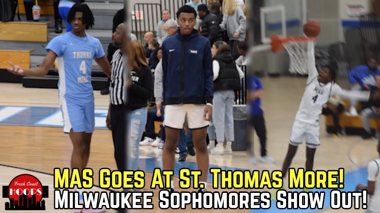 Milwaukee Hoopers Put On A Show! MAS GOES AT St. Thomas More!