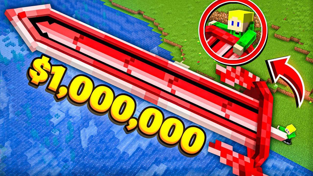 Minecraft, de szerzünk egy 1.000.000 DOLLÁROS KARDOT!!