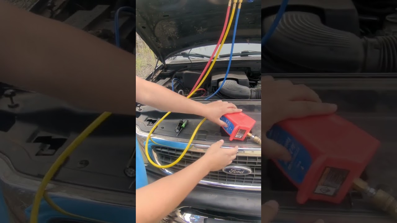 how to pull vacuum on r134a system