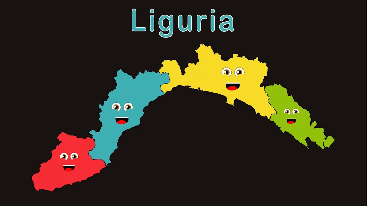 Provinces of Liguria / Italian Region (animated by @geokid317)